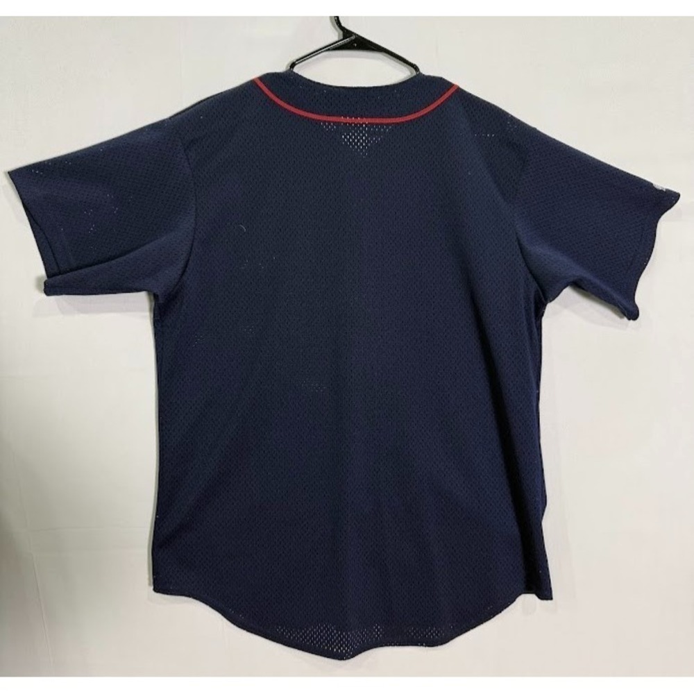 Vintage Majestic Boston Red Sox Jersey Mens M Navy MLB Made in USA - Picture 2 of 7